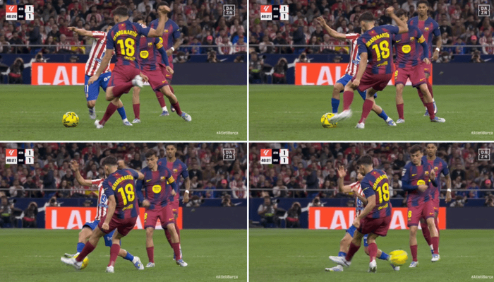 西班牙裁判技术委员会确认马丁动作属直接红牌