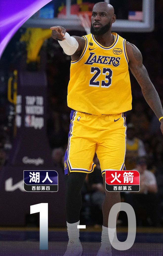 湖人缺阵三大核心仍胜火箭 詹姆斯肯纳德联手助